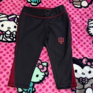 IU Black and Red Leggings Shorts